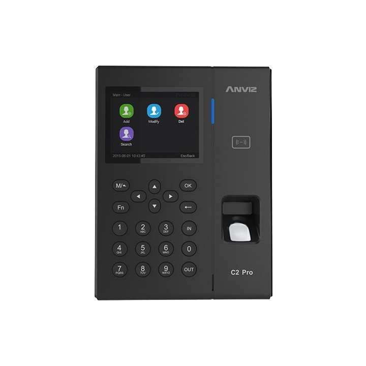 ANVIZ C2PRO-DUAL — Contrôle d´accès et de présence | AVS Domotec