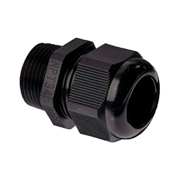 MARCA BLANCA CABLE-GLAND-NPT3/4-BLACK — Raccord étanche | AVS Domotec