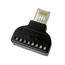 SAFIRE CON300-BLOCK — Adaptateur de RJ45 au terminal | AVS Domotec