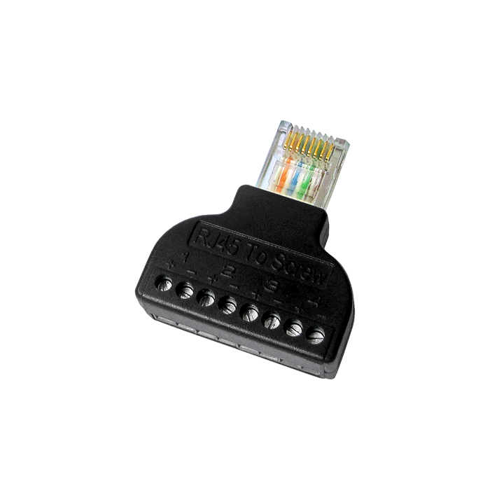 SAFIRE CON300-BLOCK — Adaptateur de RJ45 au terminal | AVS Domotec