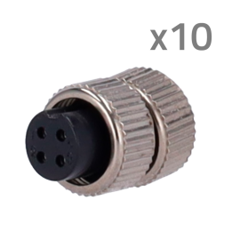 MARCA BLANCA CONM12-FEMALE-SOLDER — Connecteur M12 femelle à souder | 