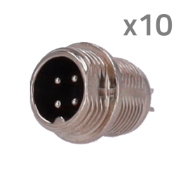MARCA BLANCA CONM12-MALE-SOLDER — Connecteur M12 mâle à souder | AVS D