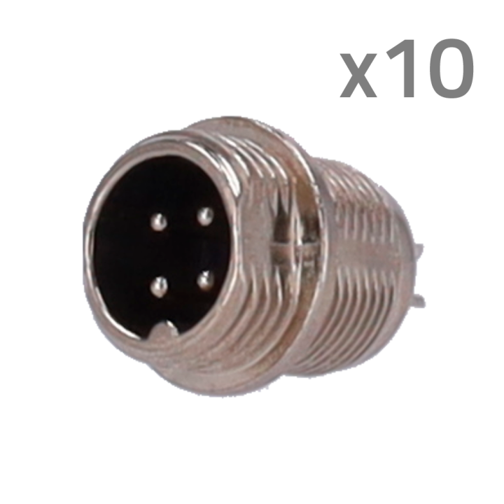 MARCA BLANCA CONM12-MALE-SOLDER — Connecteur M12 mâle à souder | AVS D