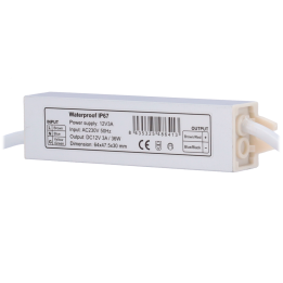 MARCA BLANCA DC12V3A-IP67 — Bloc d'alimentation externe étanche et ind