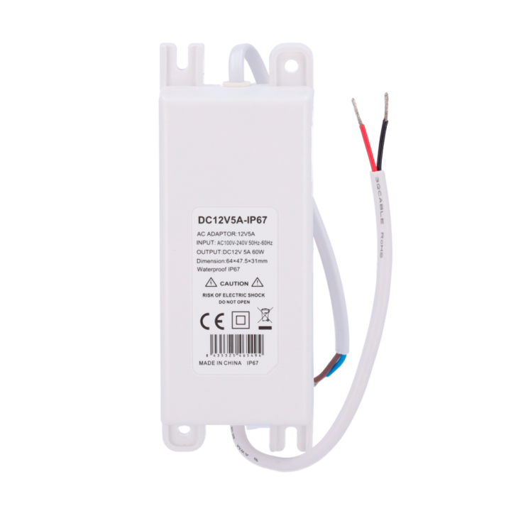 MARCA BLANCA DC12V5A-IP67 — Source d´alimentation | AVS Domotec