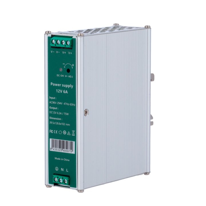 MARCA BLANCA DC12V6A-DIN — Source d'alimentation électrique industriel