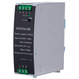 MARCA BLANCA DC24V5A-DIN — Source d'alimentation électrique industriel