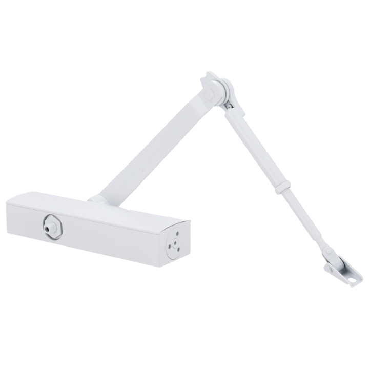 DORCAS DR-D-22194/W — Ferme-porte à bras articulé | AVS Domotec