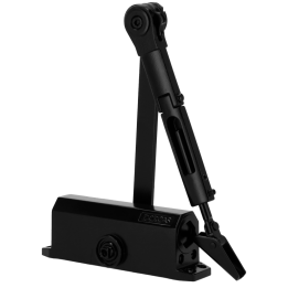 DORCAS DR-DC1-H-BLACK — Ferme-porte à bras articulé | AVS Domotec