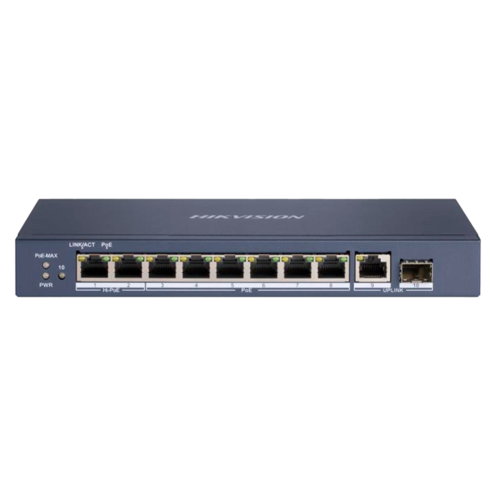 HIKVISION DS-3E0510HP-E — Switch Hi-PoE Hikvision | AVS Domotec