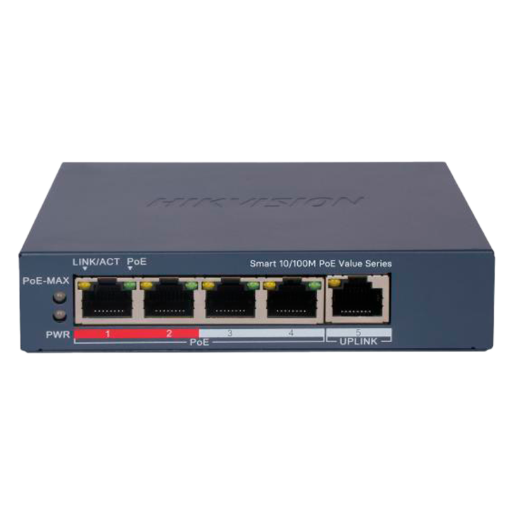 HIKVISION DS-3E1105P-EIV2 — Switch PoE Manageable Hikvision | AVS Domo