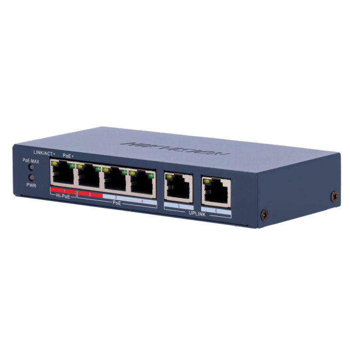 HIKVISION DS-3E1106HP-EI — Switch PoE Manageable Hikvision | AVS Domot