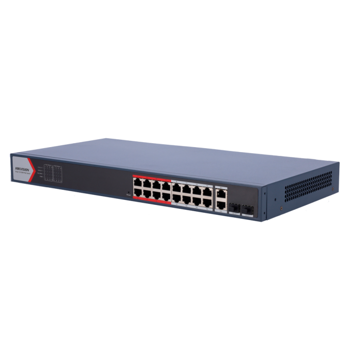 HIKVISION DS-3E1318P-EI(B) — Switch PoE Manageable Hikvision | AVS Dom
