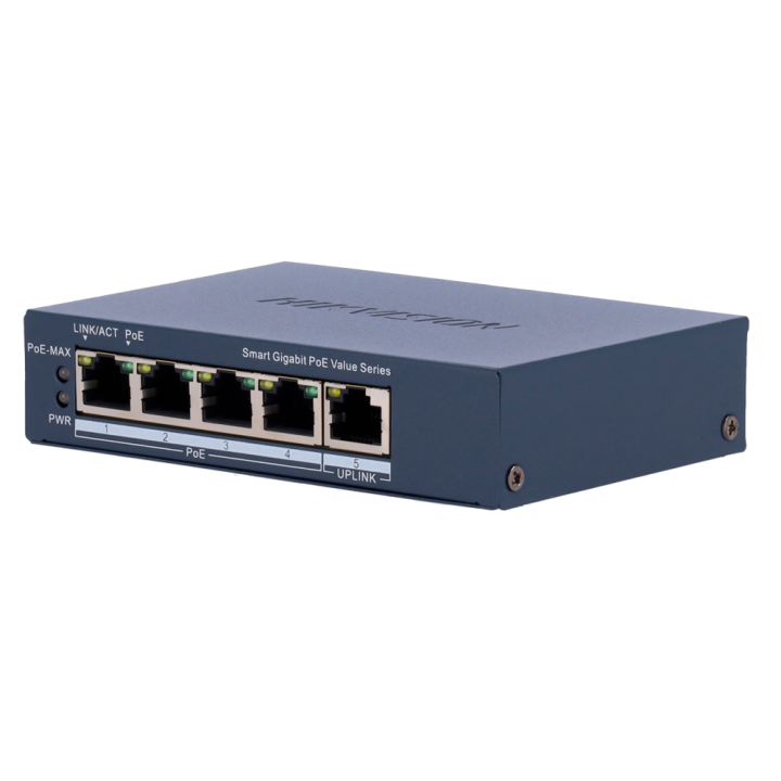 HIKVISION DS-3E1505P-EI/M — Switch PoE Manageable Hikvision | AVS Domo