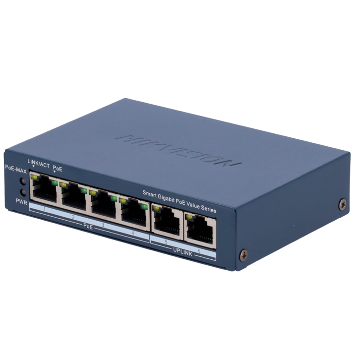 HIKVISION DS-3E1506P-EI/M — Switch PoE Manageable Hikvision | AVS Domo