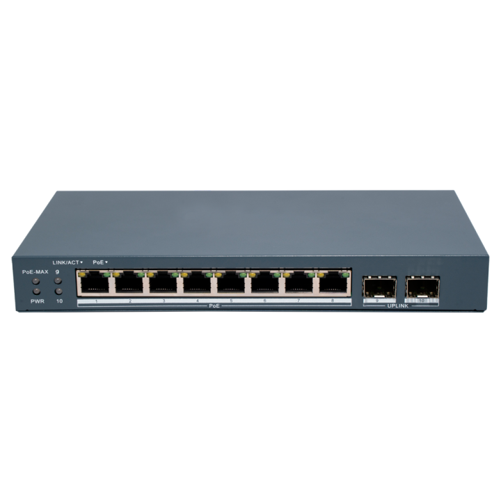 HIKVISION DS-3E1510P-EI/M-8P2F — Switch PoE Manageable Hikvision | AVS