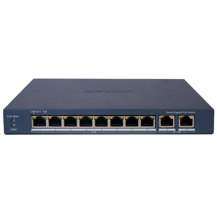 HIKVISION DS-3E1510P-EIV2 — Switch PoE Manageable Hikvision | AVS Domo