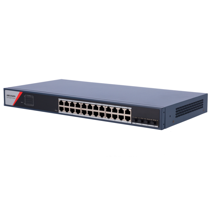 HIKVISION DS-3E1528-SI-24T4F — Switch Hikvision gérable, couche 2 | AV