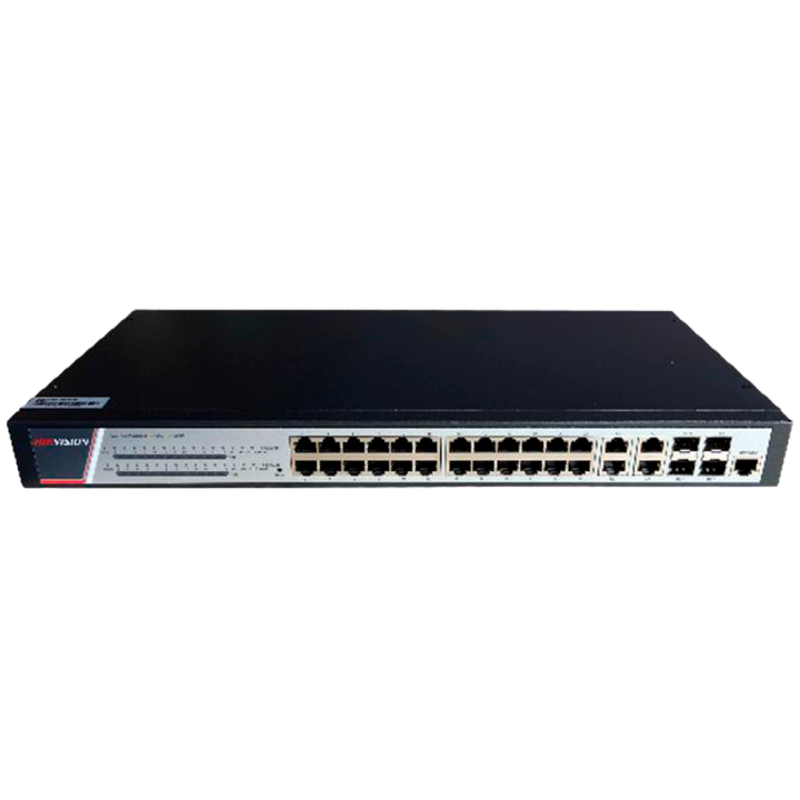 HIKVISION DS-3E2528P(B) — Switch manageable Hikvision L3 | AVS Domotec