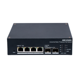HIKVISION DS-3T1506HP-EI-UPS — Commutateur PoE industriel pour install