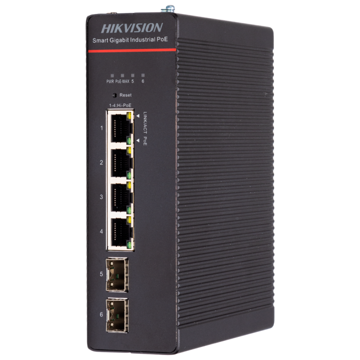 HIKVISION DS-3T1506HP-SI-4P2F — Switch industriel intelligent géré Hik