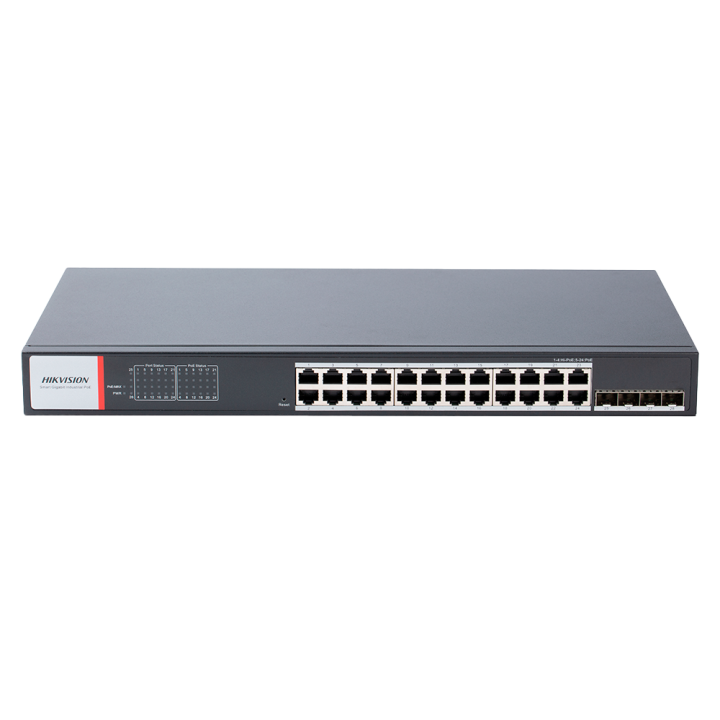 HIKVISION DS-3T1528HP-SI-24P4F — Switch industriel intelligent géré Hi