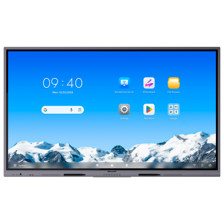 HIKVISION DS-D5C86RB/A2L — Moniteur interactif 86" | AVS Domotec
