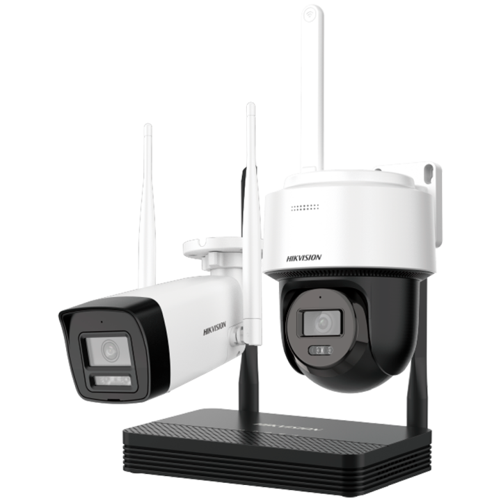 HIKVISION DS-J142I/NKS424W03H — Kit de vidéosurveillance Wi-Fi Hikvisi