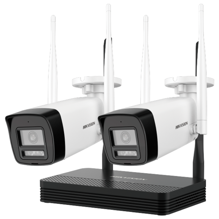 HIKVISION DS-J142I/NKS424W0H — Kit de vidéosurveillance Wi-Fi Hikvisio