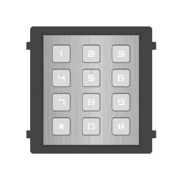 HIKVISION DS-KD-KP/S — Module d'extension en acier inoxydable | AVS Do