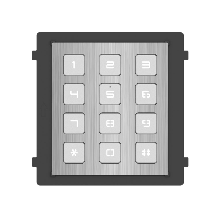 HIKVISION DS-KD-KP/S — Module d'extension en acier inoxydable | AVS Do