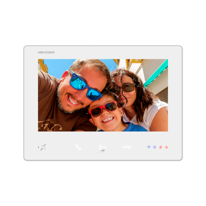 HIKVISION DS-KH7300EY-TIE2/White — Moniteur pour interphone vidéo | AV