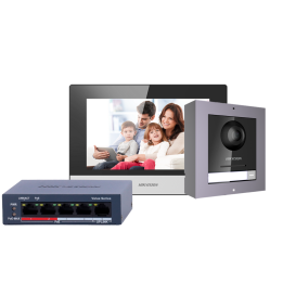 HIKVISION DS-KIS602(B) — Kit d'interphone vidéo | AVS Domotec