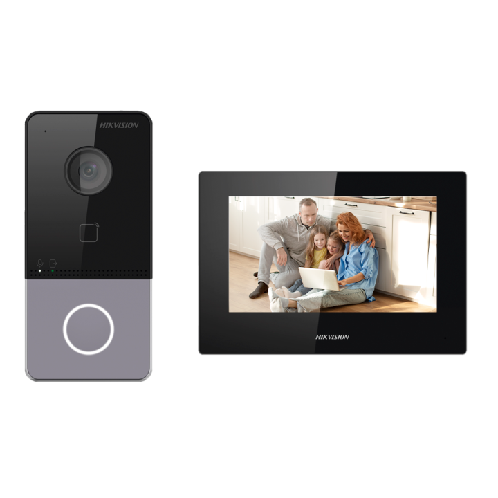 HIKVISION DS-KIS605-P(C) — Kit d'interphone vidéo | AVS Domotec