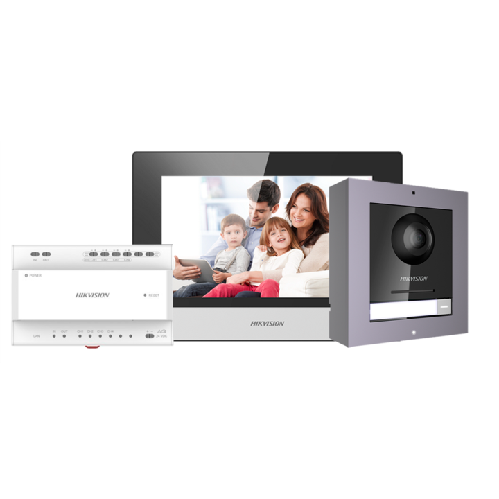 HIKVISION DS-KIS702EY — Kit d'interphone vidéo | AVS Domotec