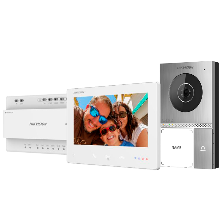 HIKVISION DS-KIS705EY — Kit de portier vidéo avec deux relais | AVS Do