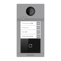 HIKVISION DS-KV8413-WME1(C)/Flush — Portier vidéo WiFi IP 4 appartemen