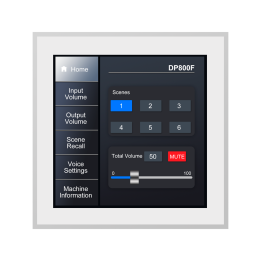 DSPPA DSPPA-DP800F — Panneau de contrôle intelligent | AVS Domotec