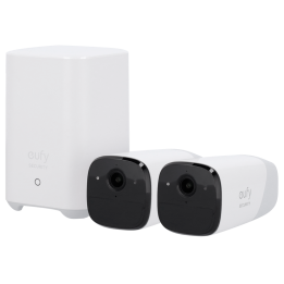 EUFY EUFY-CAM2PRO-S221 — Kit 2 Caméras + 1 HomeBase Eufy par Anker | A