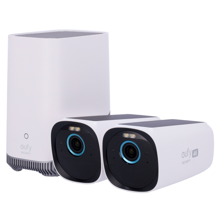 EUFY EUFY-CAM3-S330 — Kit 2 Caméras 4K solaire + 1 HomeBase 3 | AVS Do