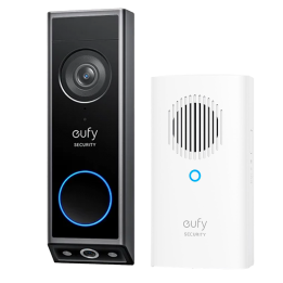 EUFY EUFY-DOORBELL-E340-KIT — Kit de sonnette Wi-Fi à double caméra Eu