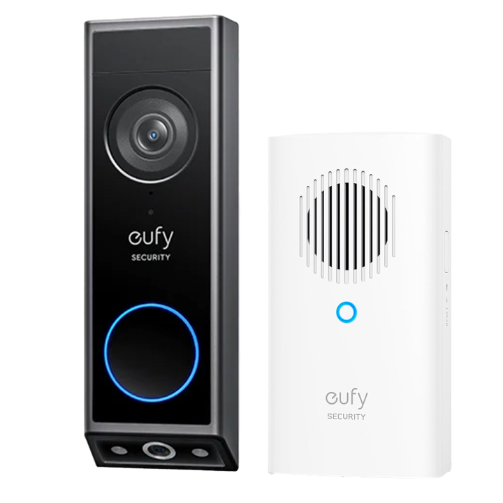 EUFY EUFY-DOORBELL-E340-KIT — Kit de sonnette Wi-Fi à double caméra Eu