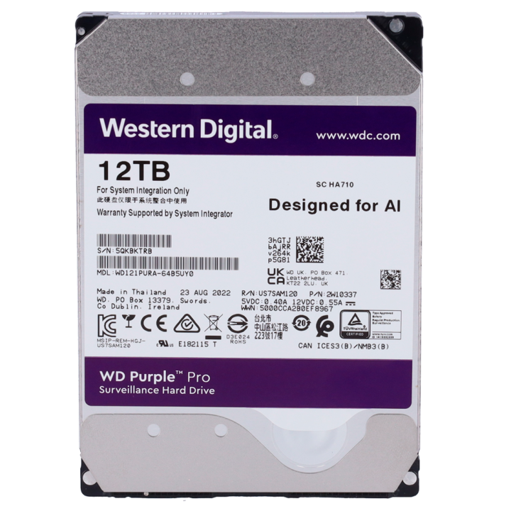 WESTERN DIGITAL HD12TB — Disque dur Western Digital PRO | AVS Domotec