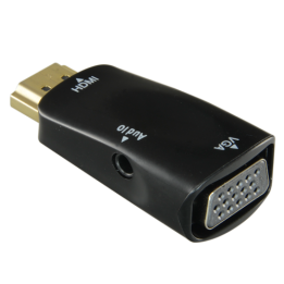 MARCA BLANCA HDMI-VGA — Adaptateur de HDMI à VGA+Audio | AVS Domotec