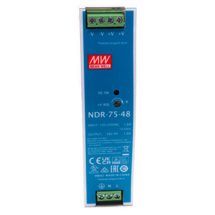 HIKVISION NDR-75-48 HIKVISION NDR-75-48 — Alimentation électrique indu