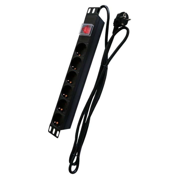 MARCA BLANCA PDU-6P1U-SWITCH MARCA BLANCA PDU-6P1U-SWITCH — Multiprise