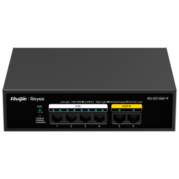 REYEE RG-ES106F-P REYEE RG-ES106F-P — Reyee Switch PoE de bureau | AVS