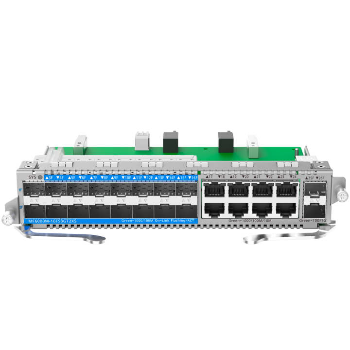 REYEE RG-MF6000M-16FS8GT2XS REYEE RG-MF6000M-16FS8GT2XS — Carte de lig