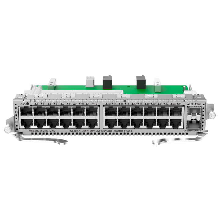 REYEE RG-MF6000M-24GT2XS REYEE RG-MF6000M-24GT2XS — Carte de ligne Rey