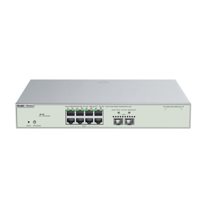REYEE RG-NBS5300-8MG2XS-UP REYEE RG-NBS5300-8MG2XS-UP — Switch Ruijie 